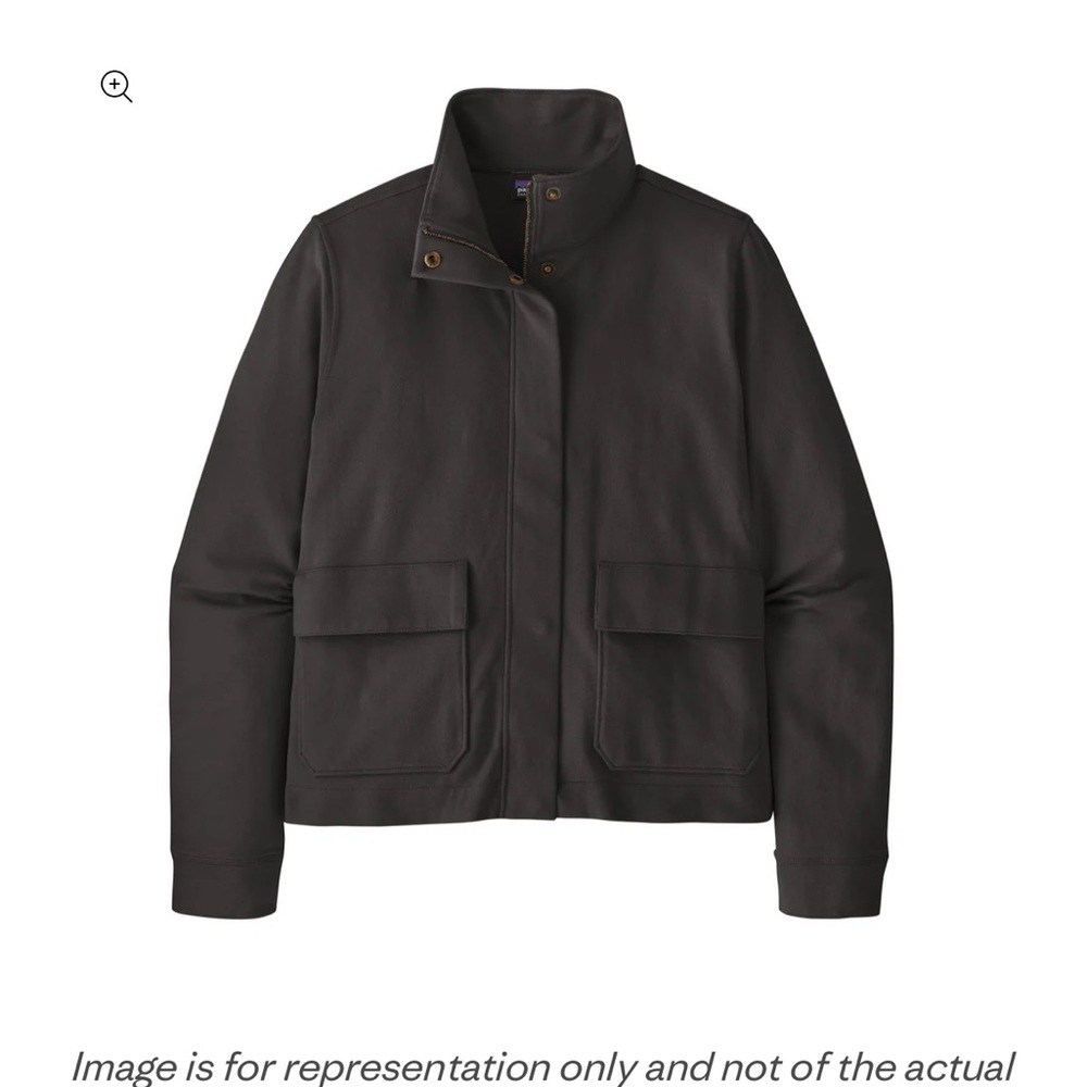 Patagonia W's Organic Cotton Roaming Layering Shirt Jacket Black XS
